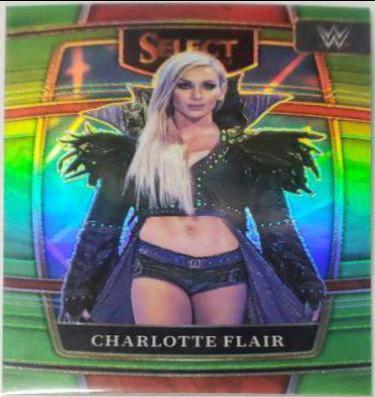 Charlotte Flair [Neon Green Prizm] #45
