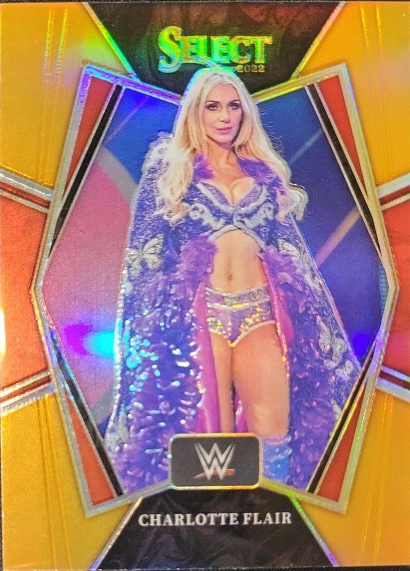 Charlotte Flair [Orange Prizm] #101
