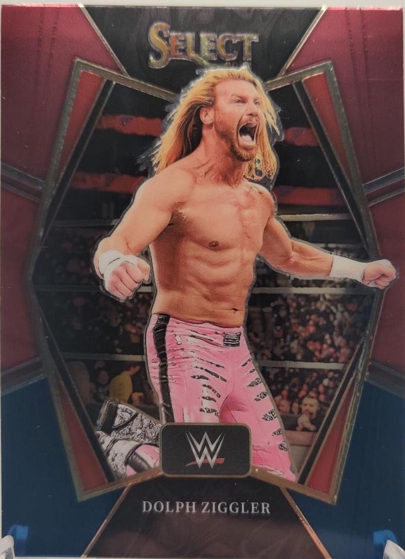 Dolph Ziggler [Red & Blue Prizm] #161