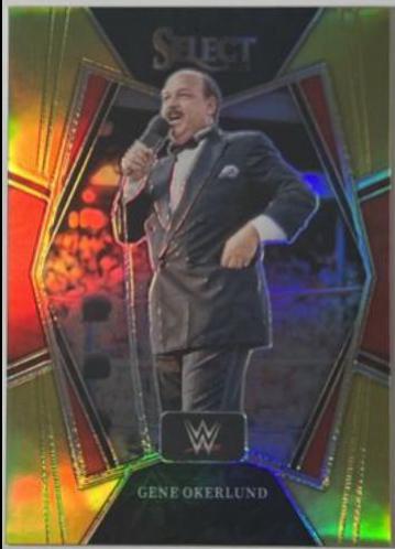 Gene Okerlund [Gold Prizm] #123