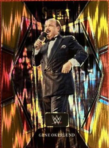 Gene Okerlund [Orange Prizm] #123