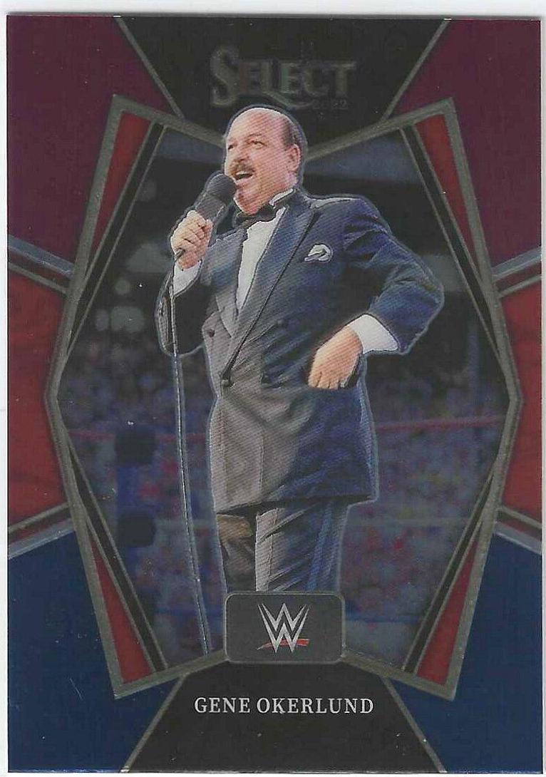 Gene Okerlund [Red & Blue Prizm] #123