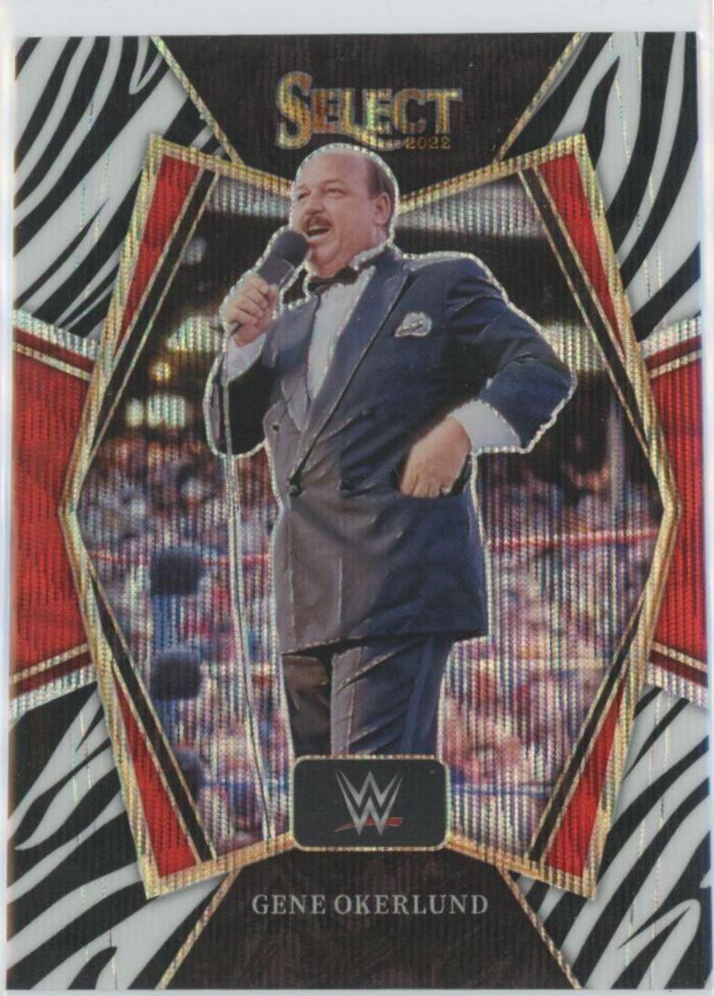 Gene Okerlund [Zebra Prizm] #123