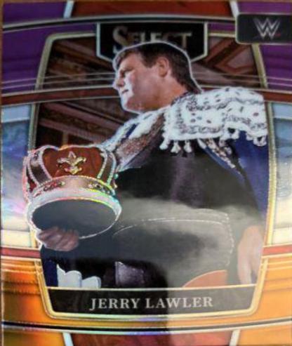 Jerry Lawler [Purple & Orange Prizm] #193