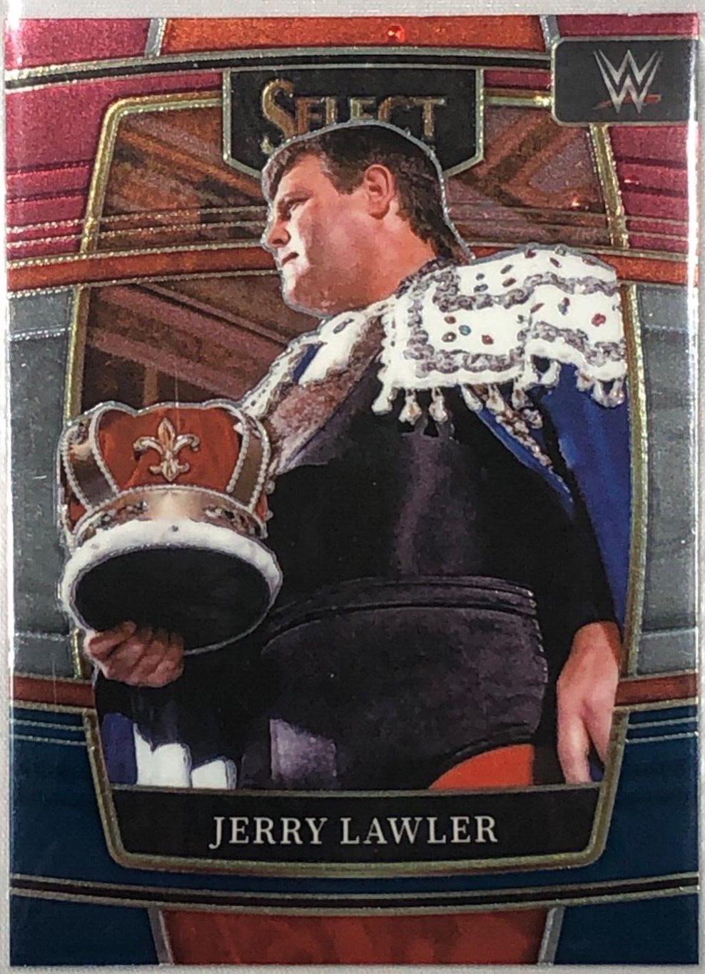 Jerry Lawler [Red & Blue Prizm] #21