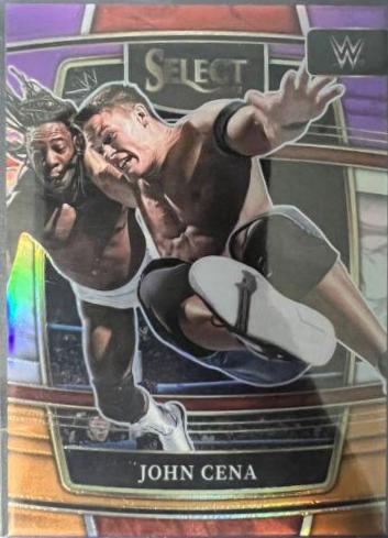 John Cena [Purple & Orange Prizm] #145