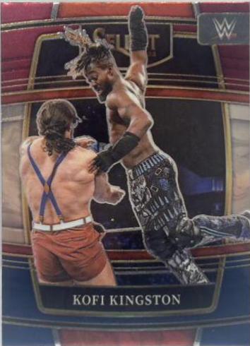 Kofi Kingston [Red & Blue Prizm] #52