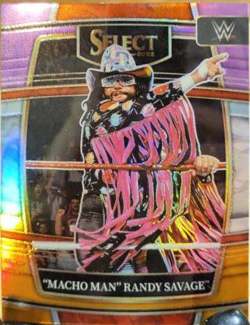 Macho Man Randy Savage [Purple & Orange Prizm] #72