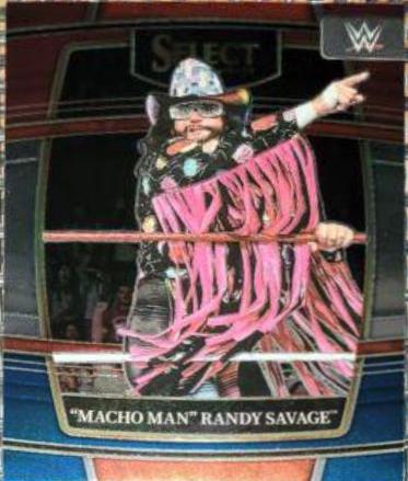 Macho Man Randy Savage [Red & Blue Prizm] #72