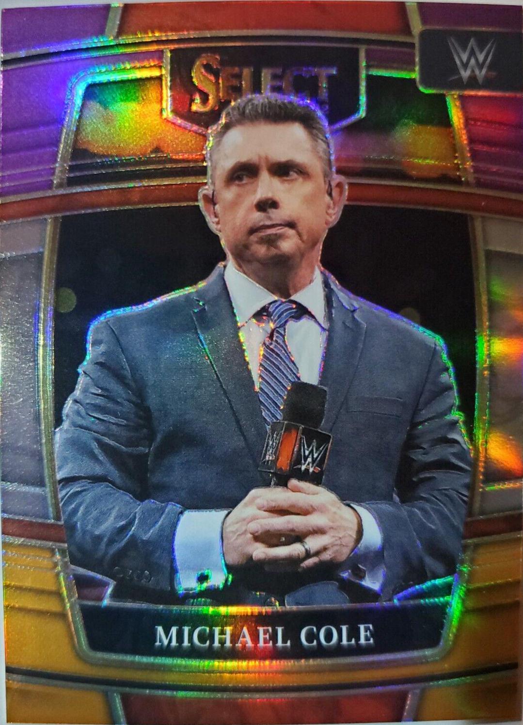 Michael Cole [Purple & Orange Prizm] #100