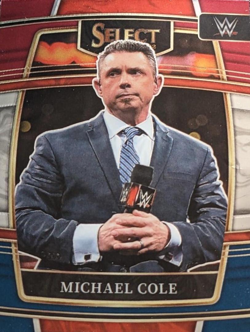 Michael Cole [Red & Blue Prizm] #100