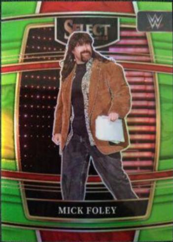 Mick Foley [Neon Green Prizm] #24