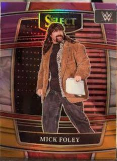 Mick Foley [Purple & Orange Prizm] #24