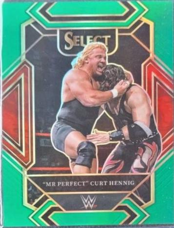 Mr. Perfect Curt Hennig [Green Prizm] #353
