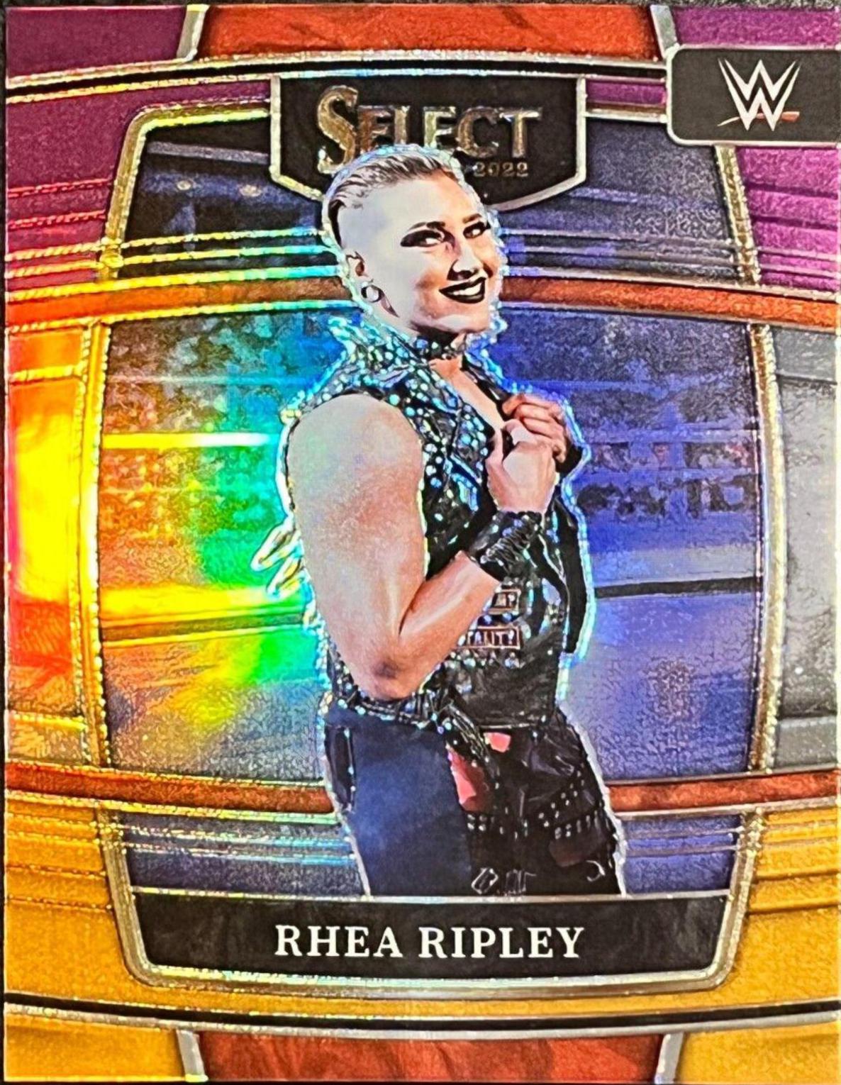 Rhea Ripley [Purple & Orange Prizm] #16