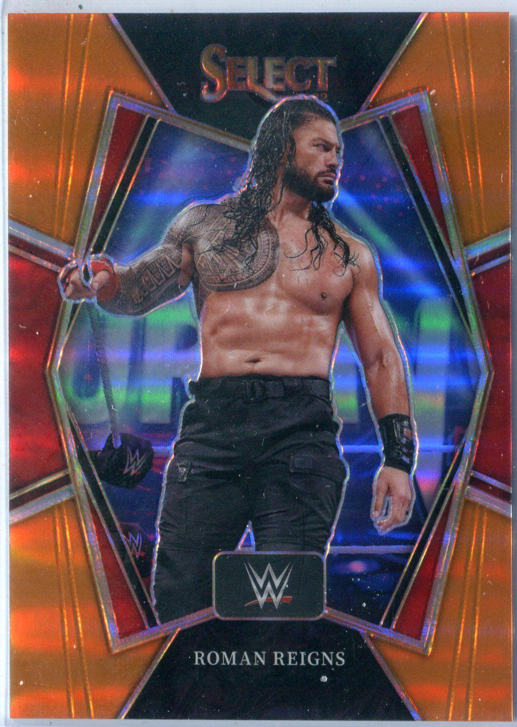 Roman Reigns [Orange Prizm] #160