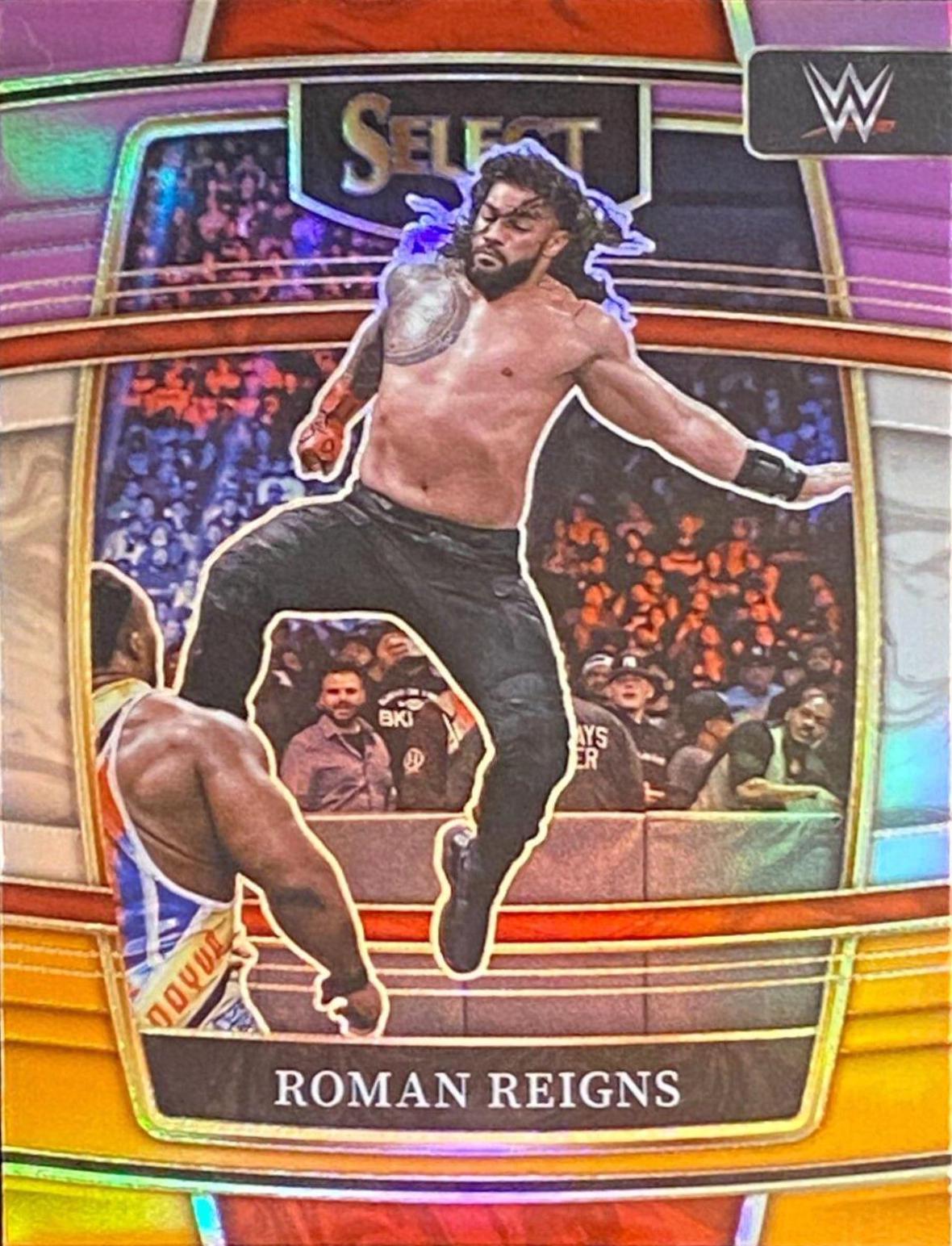 Roman Reigns [Purple & Orange Prizm] #56