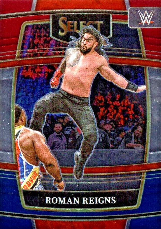 Roman Reigns [Red & Blue Prizm] #56