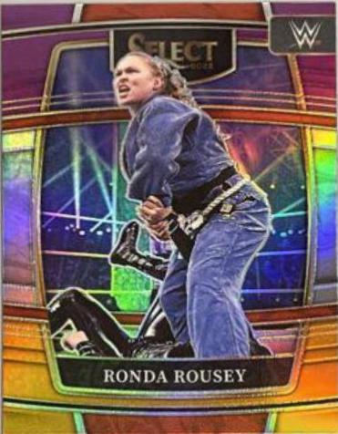 Ronda Rousey [Purple & Orange Prizm] #90