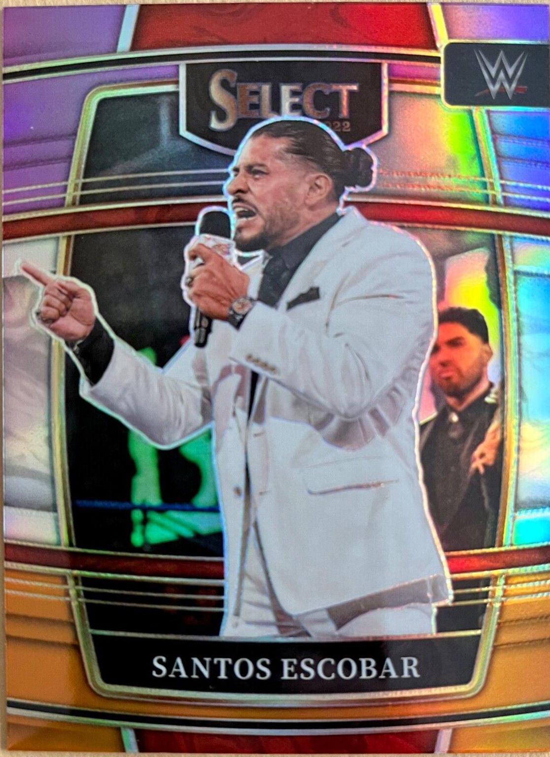 Santos Escobar [Purple & Orange Prizm] #76