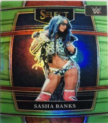 Sasha Banks [Green Prizm] #86
