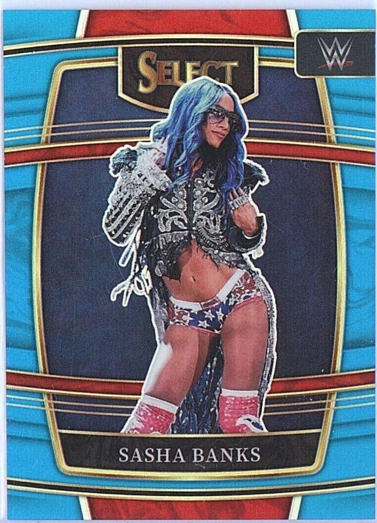 Sasha Banks [Light Blue Prizm] #86