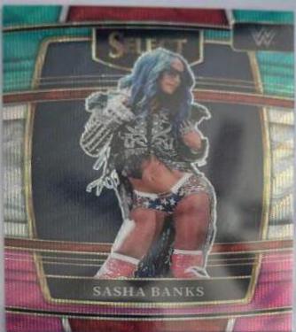 Sasha Banks [Tri Color Prizm] #86