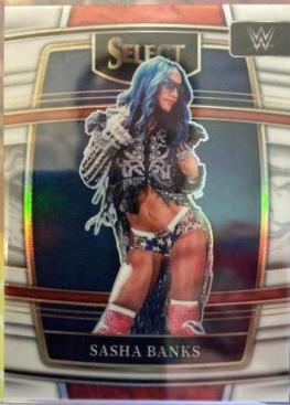 Sasha Banks [White Prizm] #86