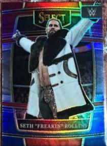 Seth 'Freakin' Rollins [Red & Blue Prizm] #8
