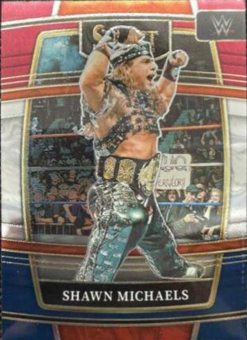 Shawn Michaels [Red & Blue Prizm] #28