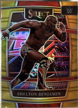 Shelton Benjamin [Gold Prizm] #38