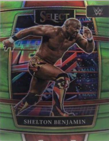 Shelton Benjamin [Neon Green Prizm] #38