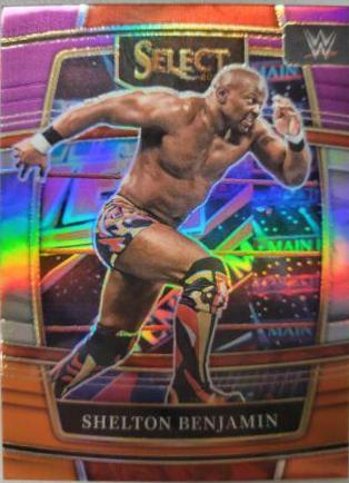 Shelton Benjamin [Purple & Orange Prizm] #38