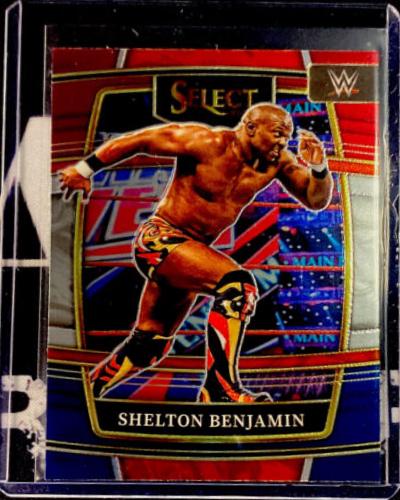 Shelton Benjamin [Red & Blue Prizm] #38