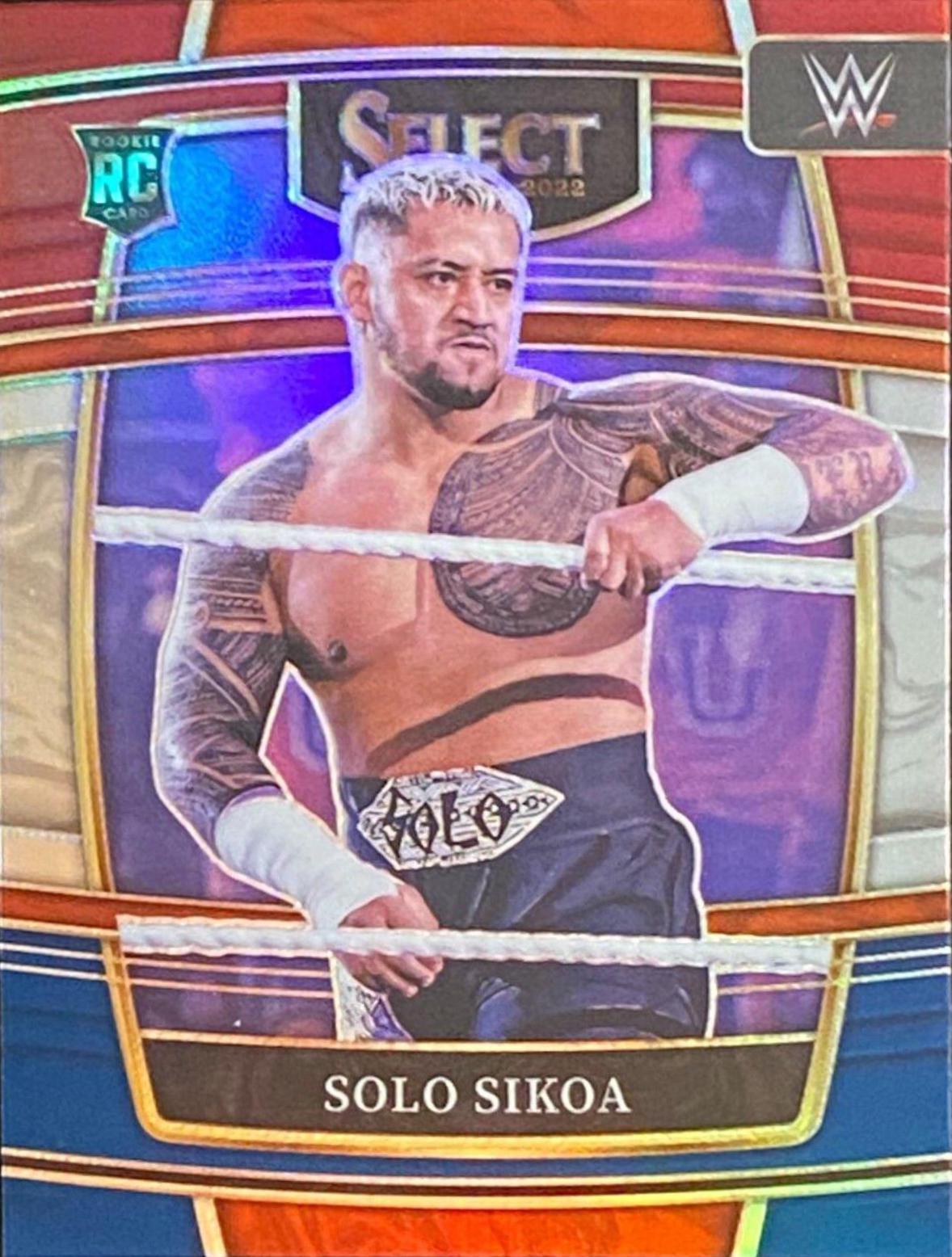 Solo Sikoa [Red & Blue Prizm] #58