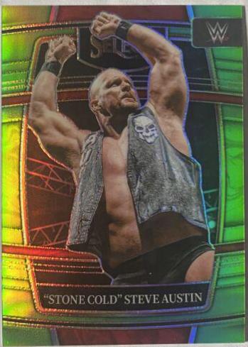 Stone Cold Steve Austin [Neon Green Prizm] #55