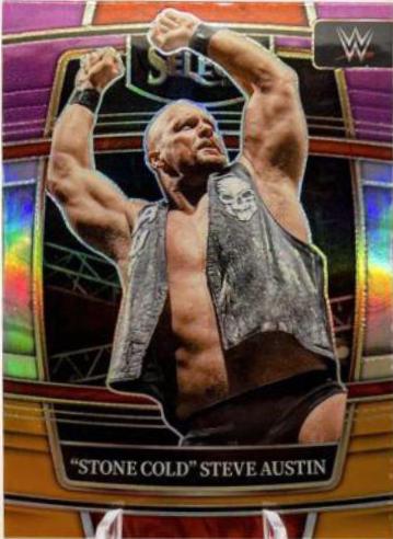 Stone Cold Steve Austin [Purple & Orange Prizm] #55