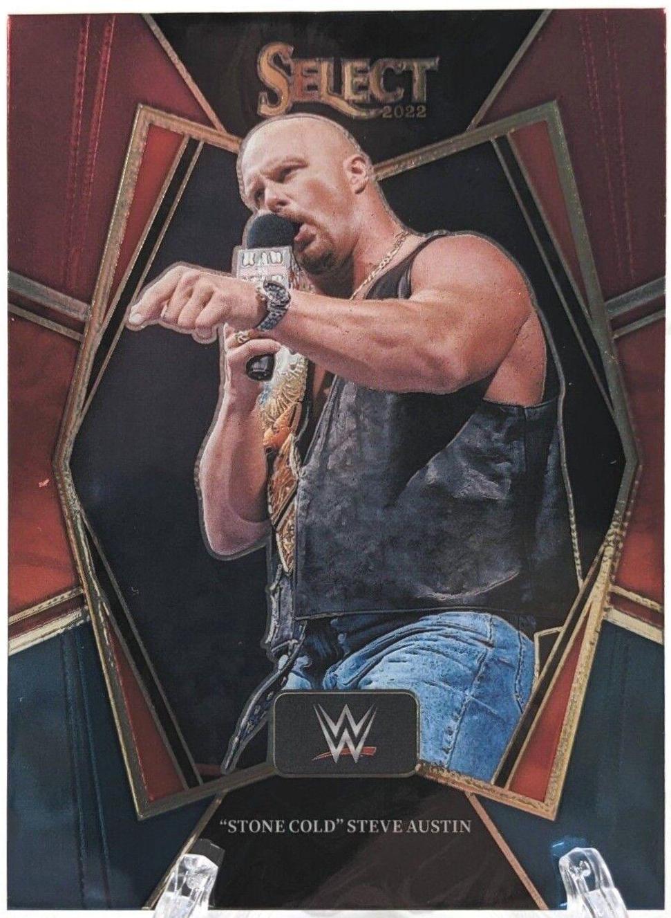 Stone Cold Steve Austin [Red & Blue Prizm] #180