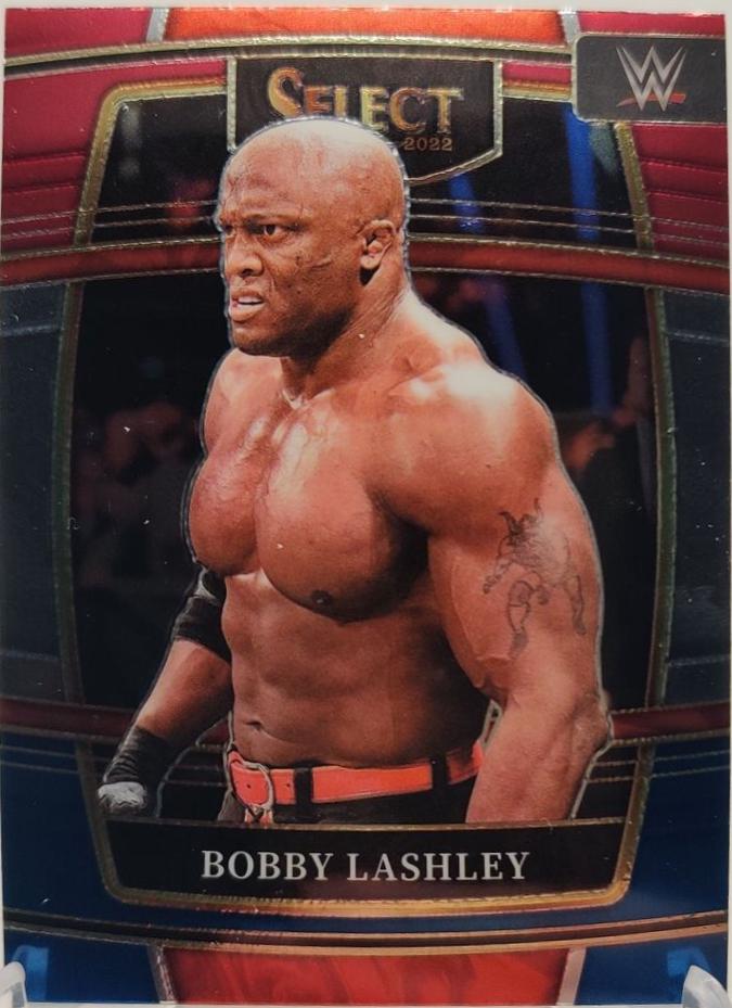 The All Mighty Bobby Lashley [Red & Blue Prizm] #83
