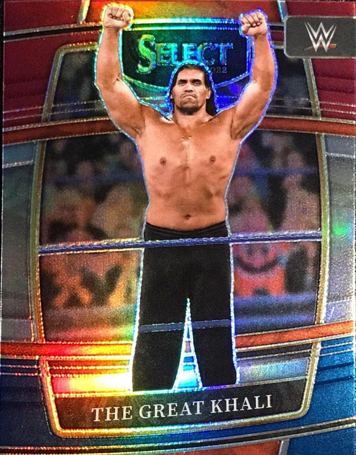 The Great Khali [Red & Blue Prizm] #29