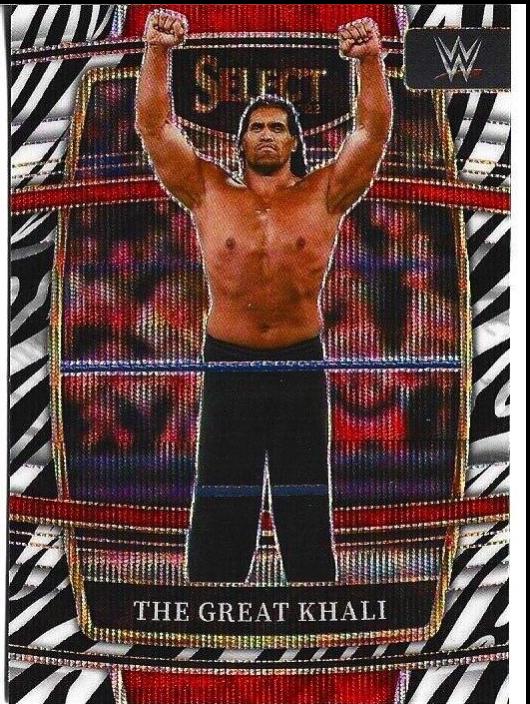 The Great Khali [Zebra Prizm] #29