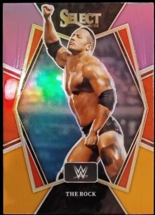 The Rock [Purple & Orange Prizm] #162