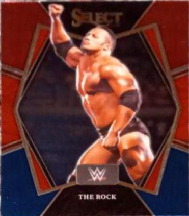 The Rock [Red & Blue Prizm] #162