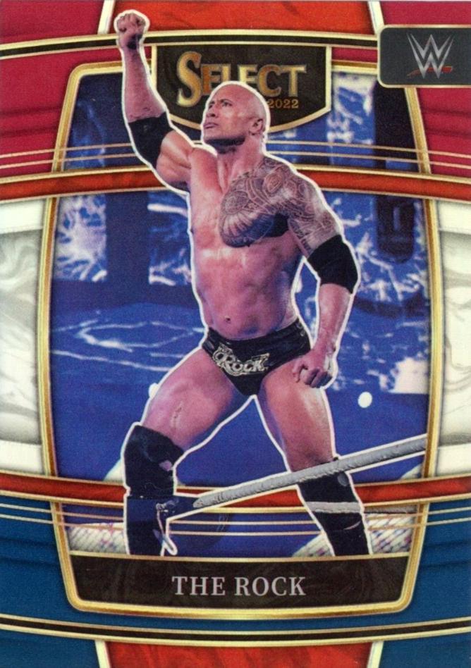 The Rock [Red & Blue Prizm] #20