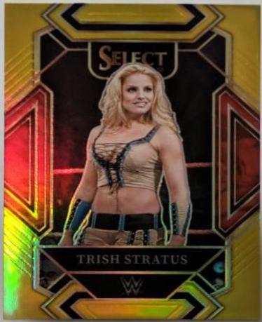 Trish Stratus [Gold Prizm] #363