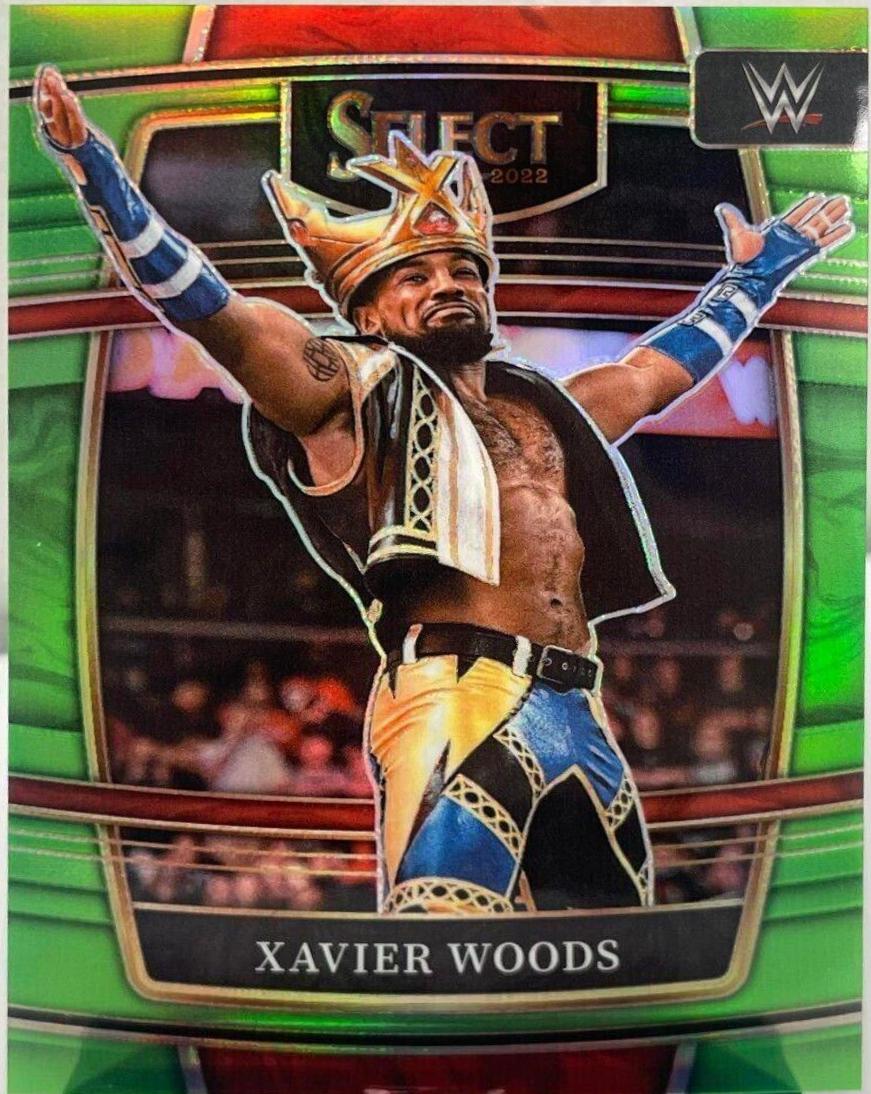 Xavier Woods [Neon Green Prizm] #42