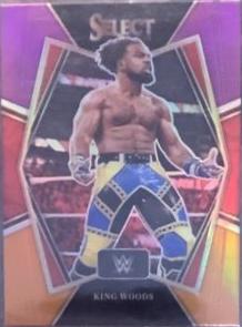 Xavier Woods [Purple & Orange Prizm] #116