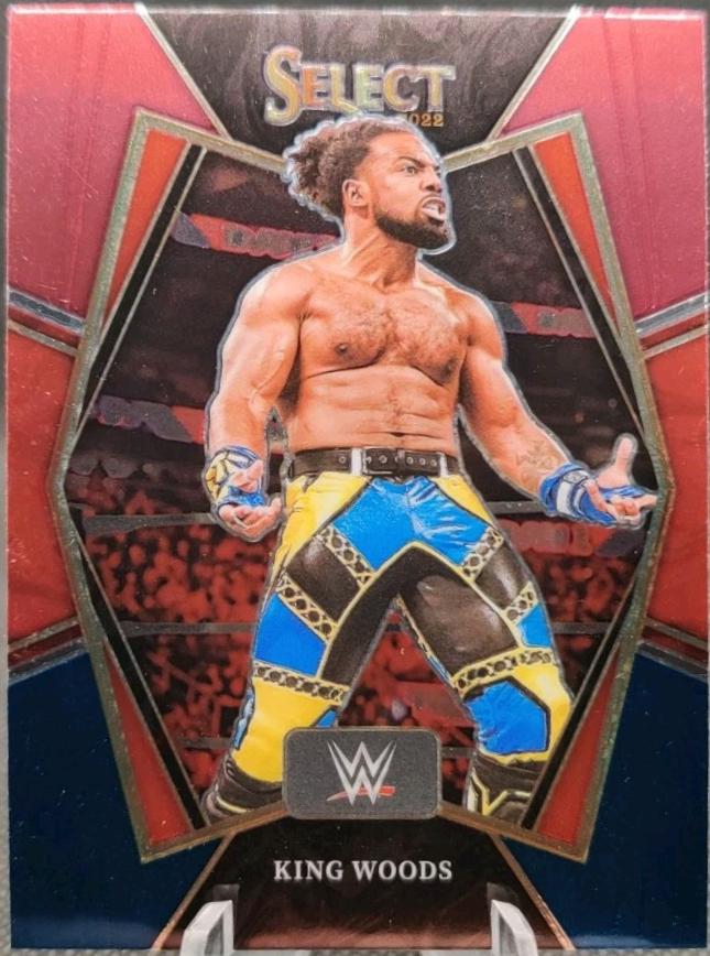 Xavier Woods [Red & Blue Prizm] #116