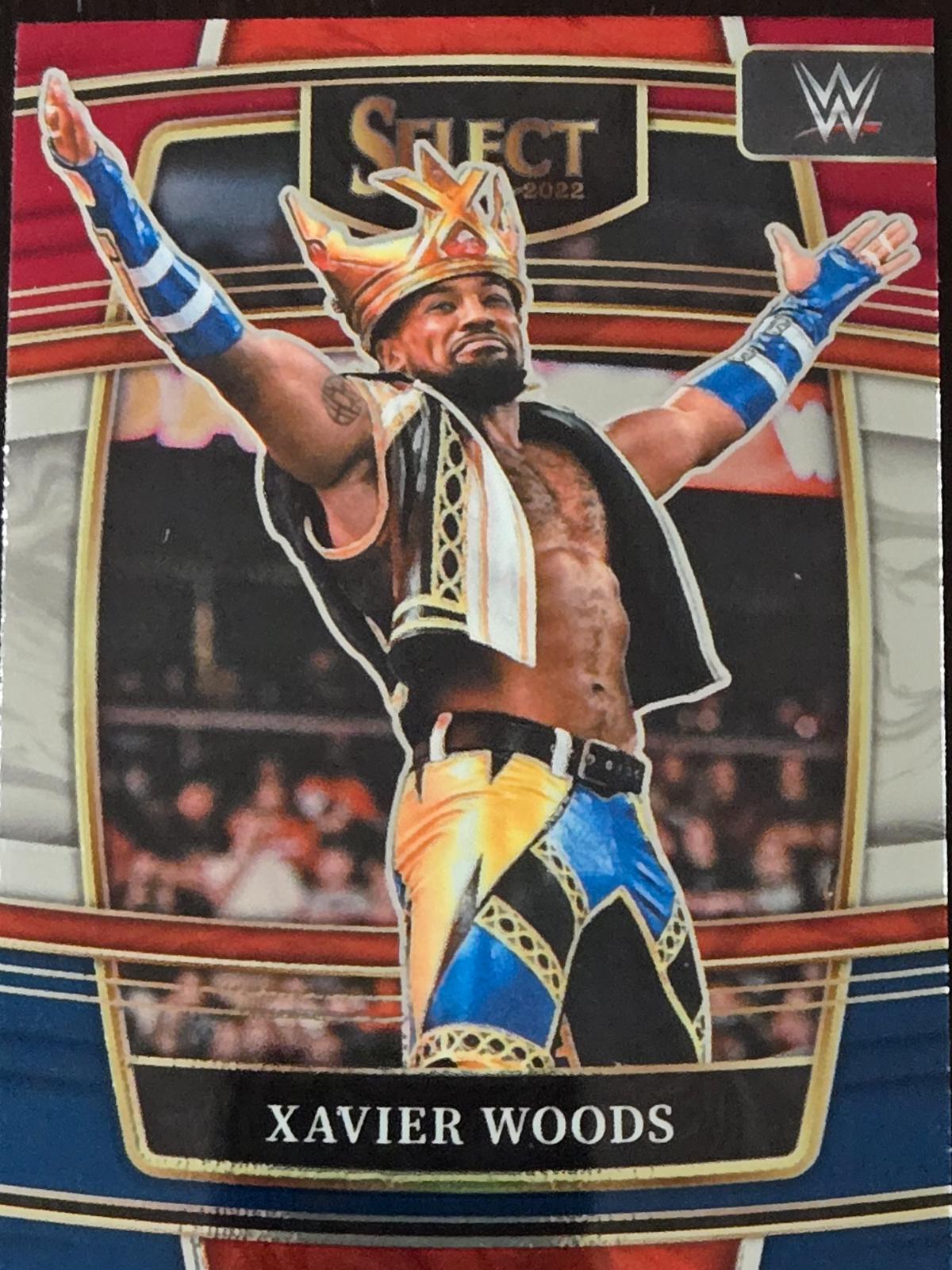 Xavier Woods [Red & Blue Prizm] #42