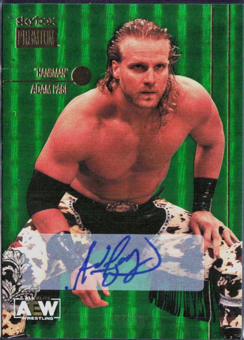 Hangman Adam Page [Star Emeralds Autograph] #PP-3